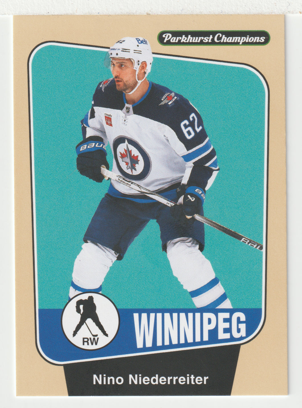 Nino Niederreiter - Winnipeg Jets (NHL Hockey Card) 2024-25 Parkhurst Champions # 28 Mint