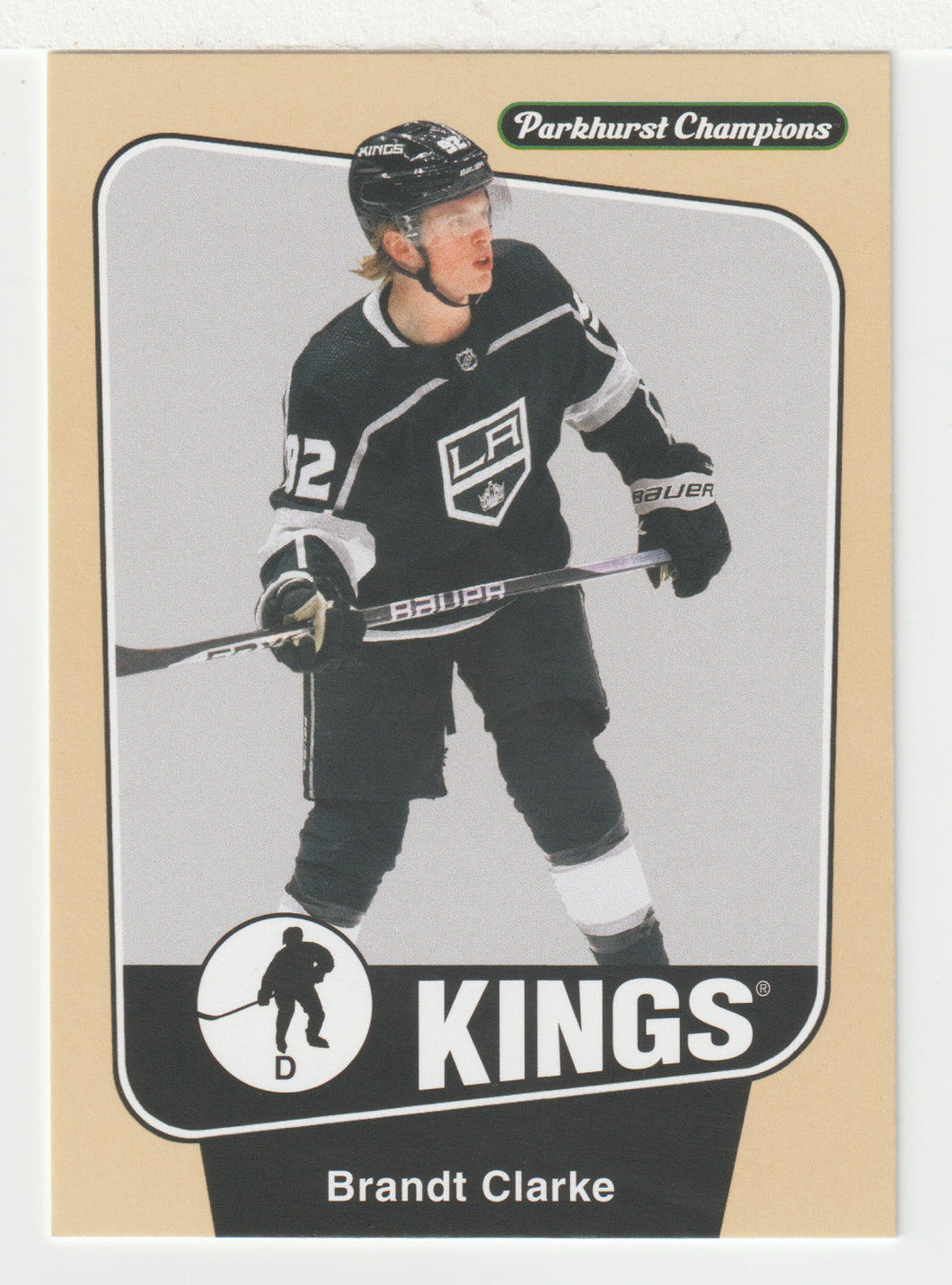 Brandt Clarke - Los Angeles Kings (NHL Hockey Card) 2024-25 Parkhurst Champions # 33 Mint