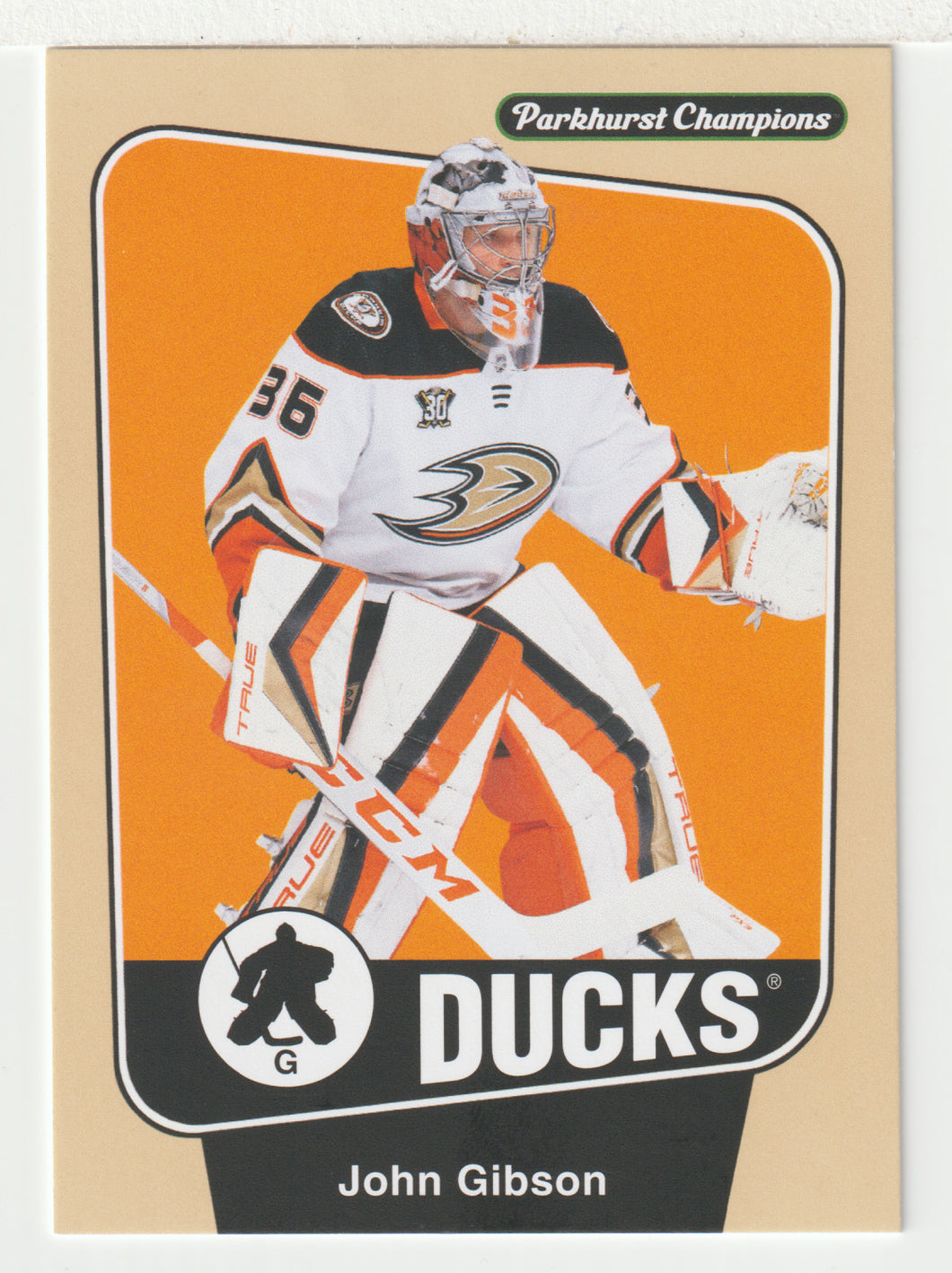 John Gibson - Anaheim Ducks (NHL Hockey Card) 2024-25 Parkhurst Champions # 36 Mint