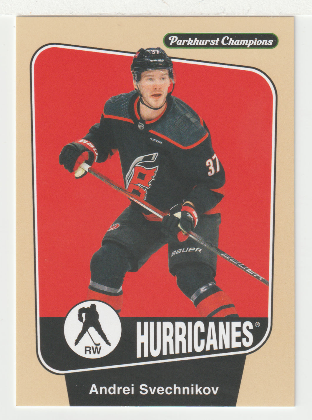 Andrei Svechnikov - Carolina Hurricanes (NHL Hockey Card) 2024-25 Parkhurst Champions # 37 Mint