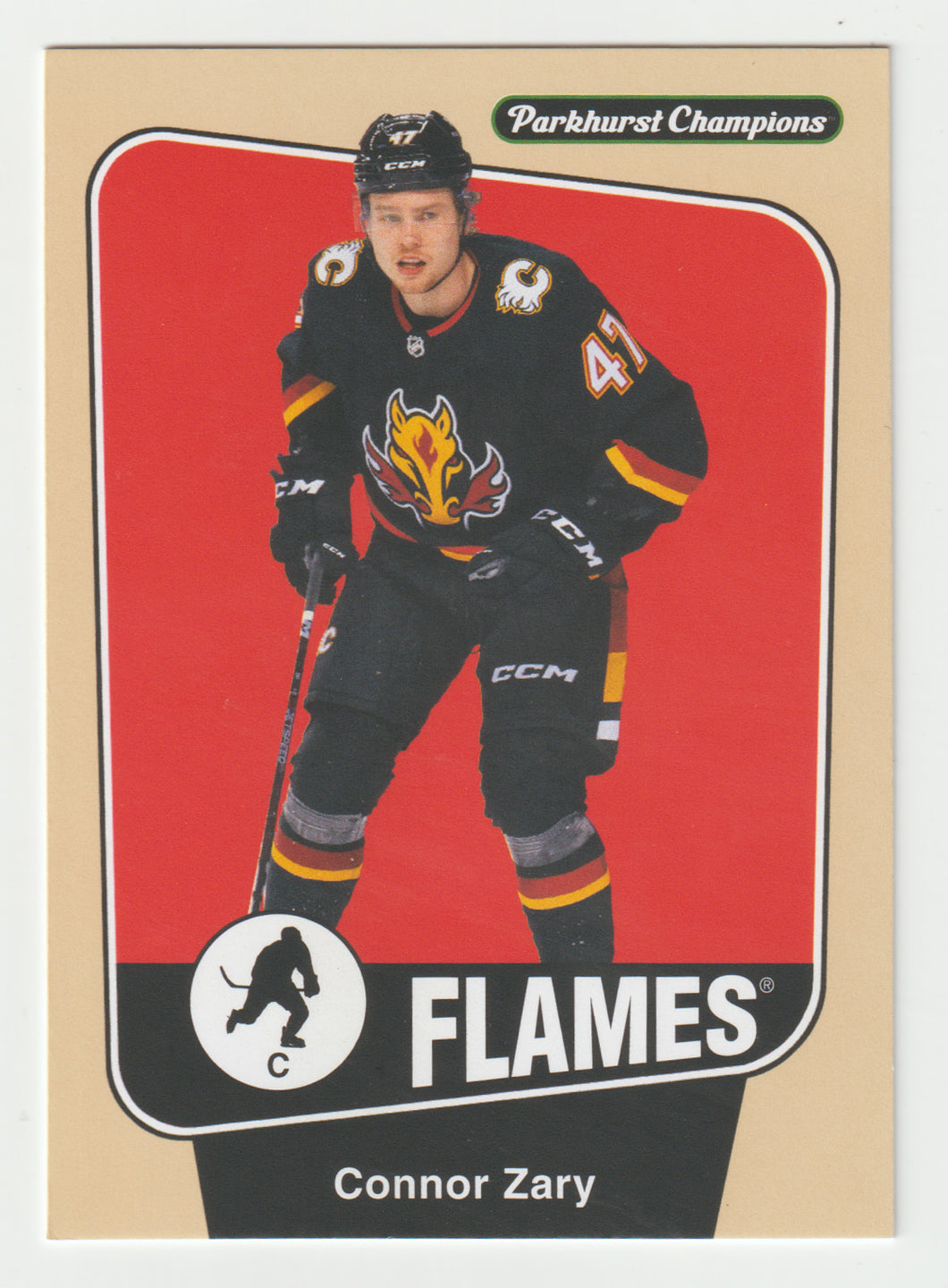 Connor Zary - Calgary Flames (NHL Hockey Card) 2024-25 Parkhurst Champions # 47 Mint