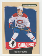 Kaiden Guhle - Montreal Canadiens (NHL Hockey Card) 2024-25 Parkhurst Champions # 48 Mint