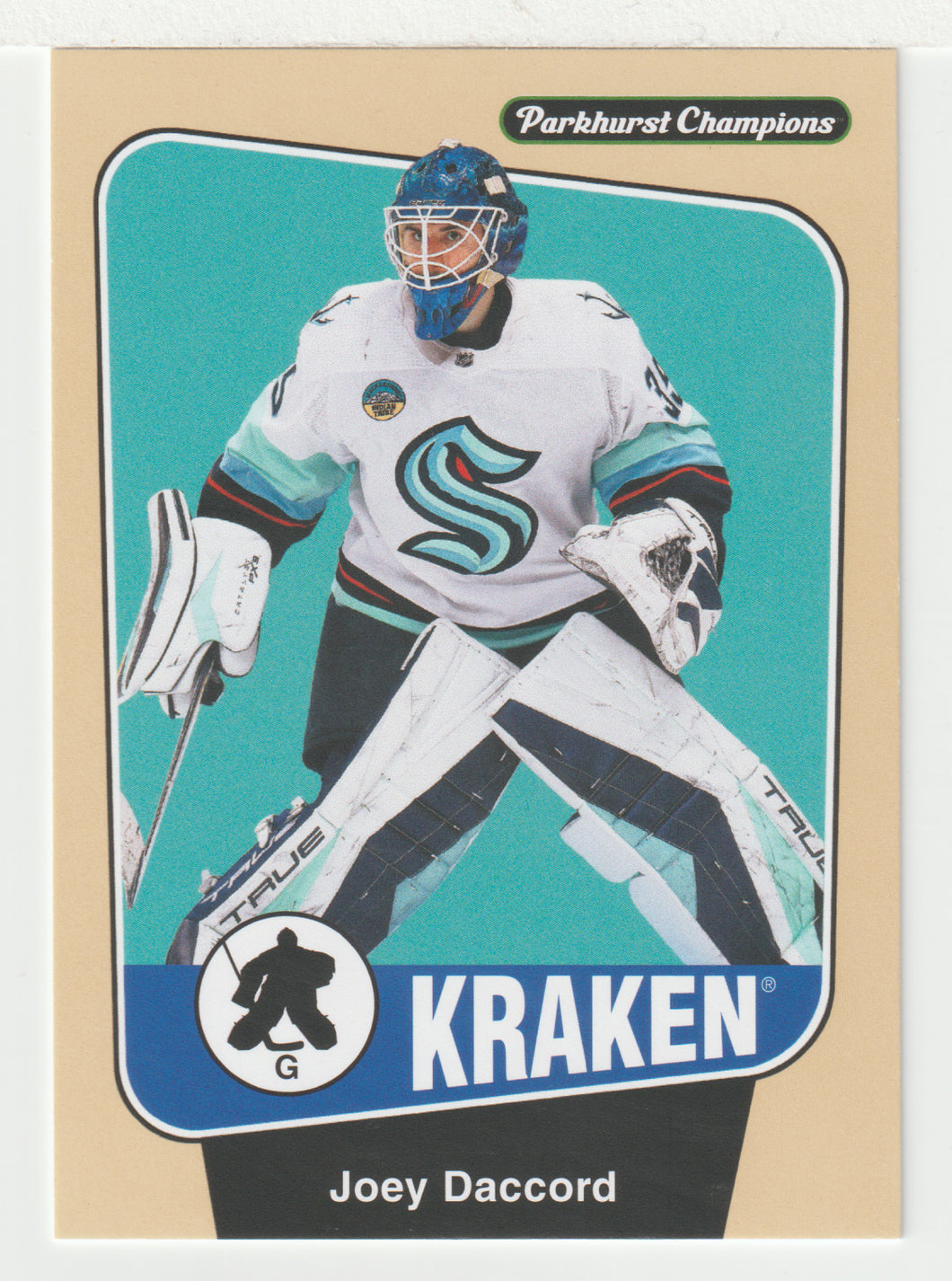 Joey Daccord - Seattle Kraken (NHL Hockey Card) 2024-25 Parkhurst Champions # 49 Mint