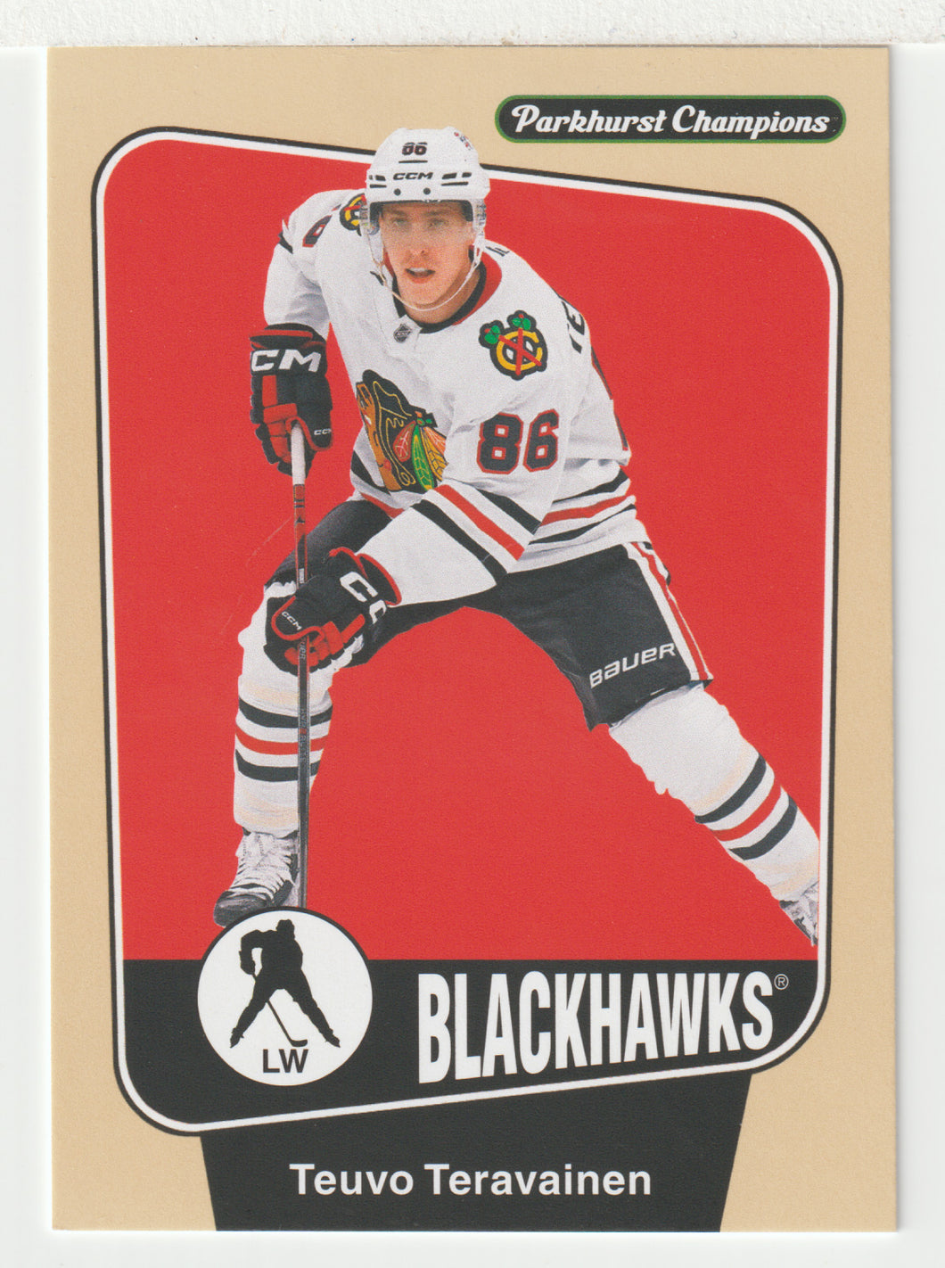 Teuvo Teravainen - Chicago Blackhawks (NHL Hockey Card) 2024-25 Parkhurst Champions # 50 Mint