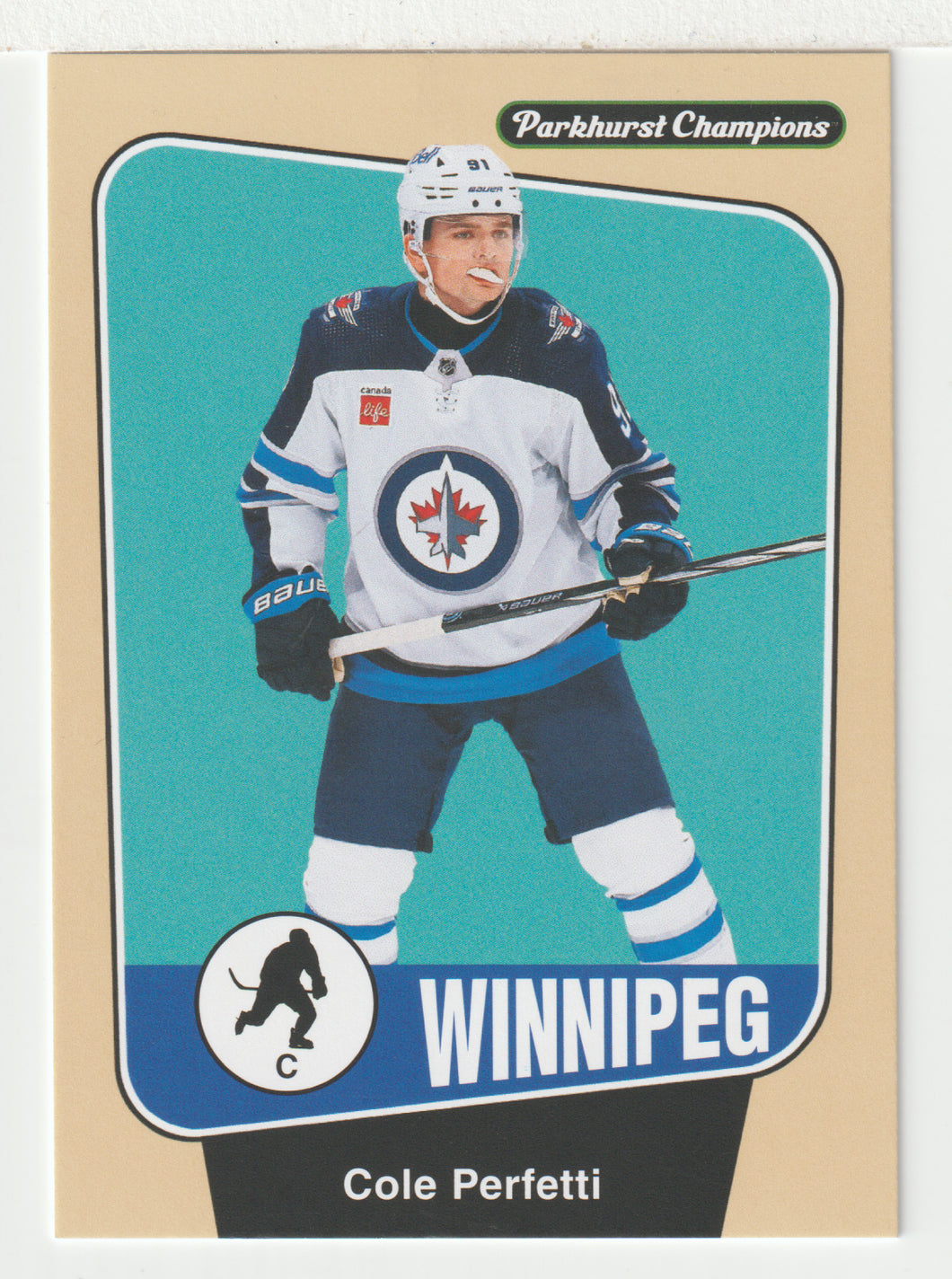 Cole Perfetti - Winnipeg Jets (NHL Hockey Card) 2024-25 Parkhurst Champions # 52 Mint