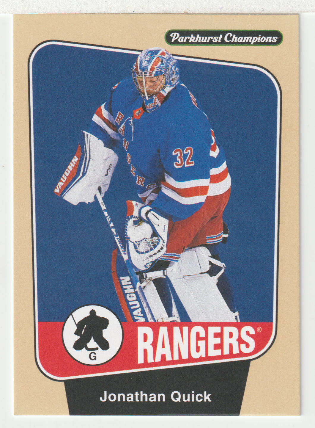 Jonathan Quick - New York Rangers (NHL Hockey Card) 2024-25 Parkhurst Champions # 54 Mint