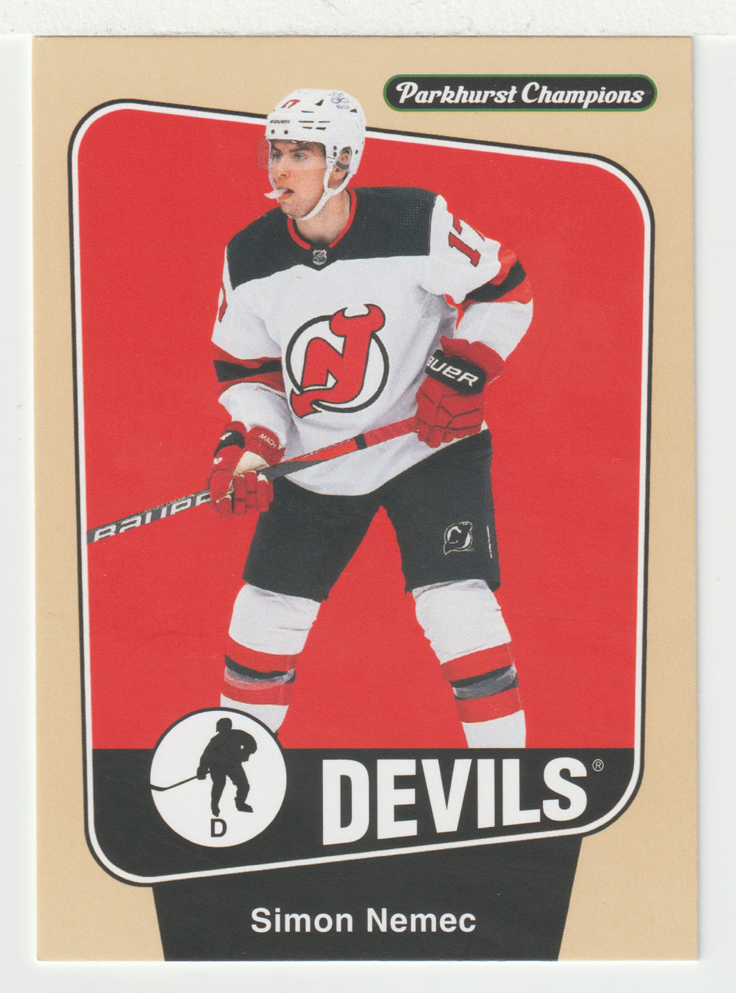 Simon Nemec - New Jersey Devils (NHL Hockey Card) 2024-25 Parkhurst Champions # 57 Mint