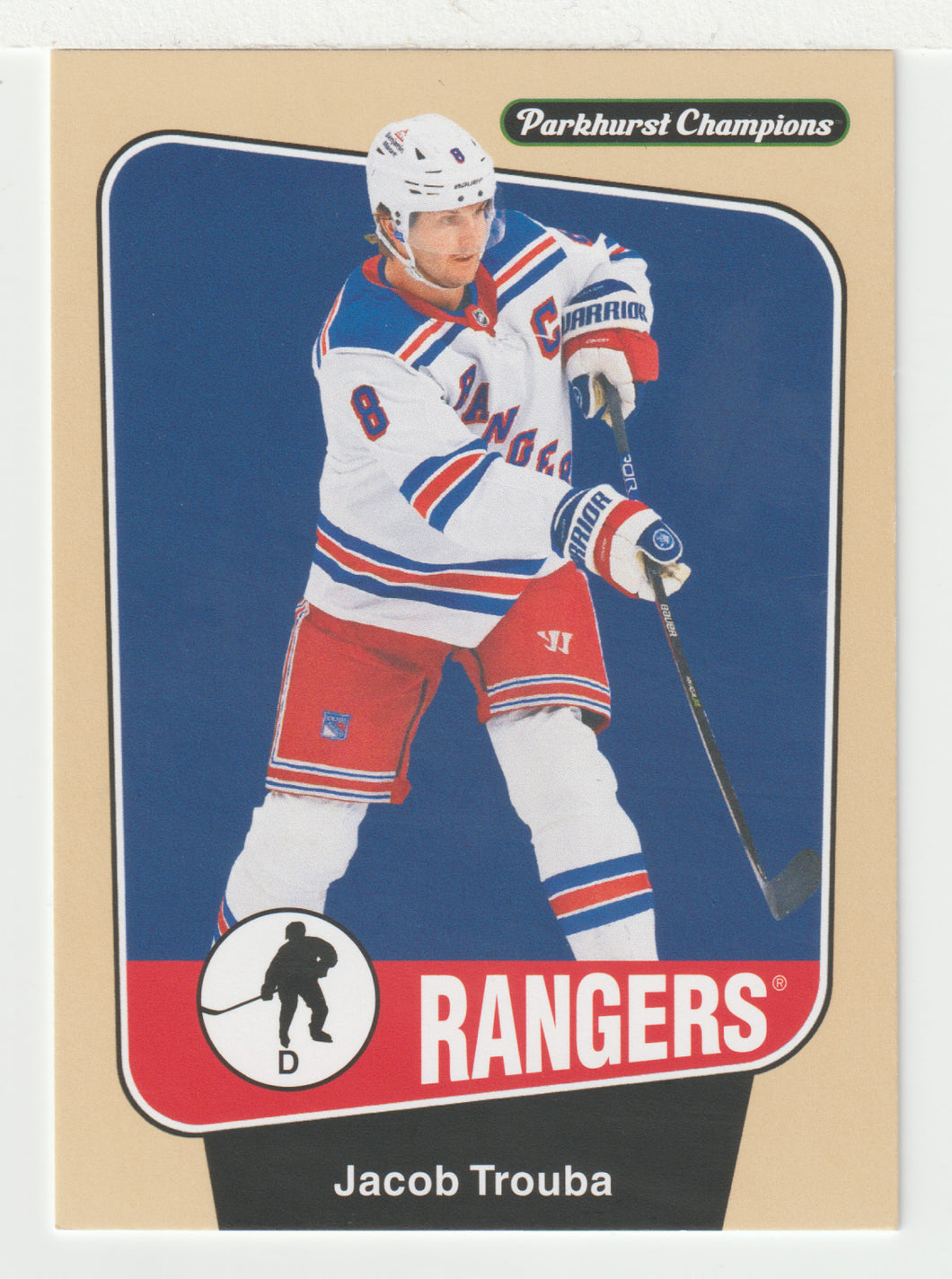 Jacob Trouba - New York Rangers (NHL Hockey Card) 2024-25 Parkhurst Champions # 61 Mint