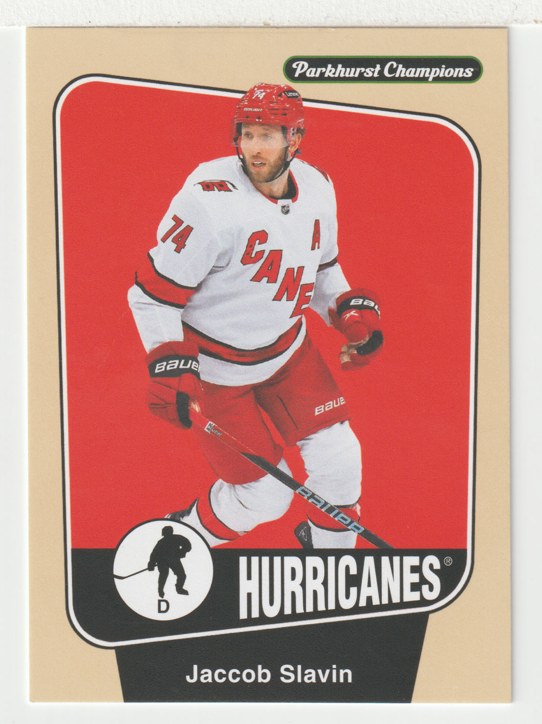Jaccob Slavin - Carolina Hurricanes (NHL Hockey Card) 2024-25 Parkhurst Champions # 76 Mint