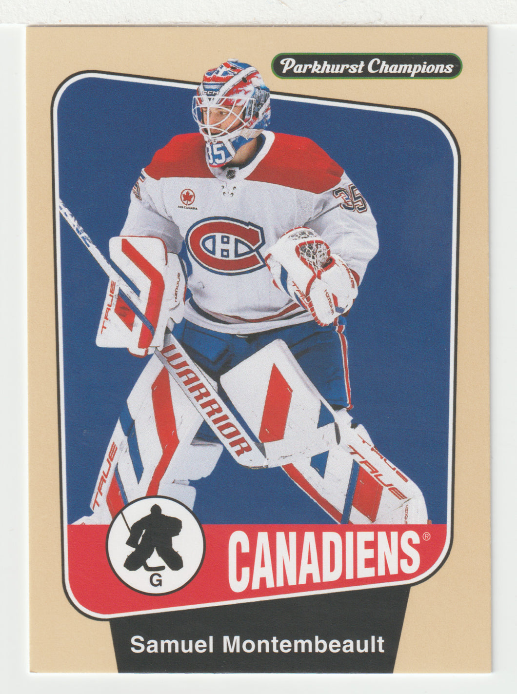 Samuel Montembeault - Montreal Canadiens (NHL Hockey Card) 2024-25 Parkhurst Champions # 77 Mint