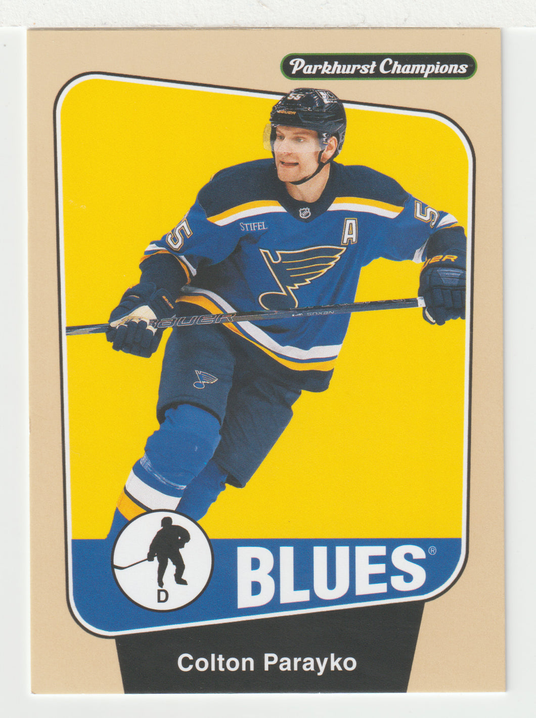 Colton Parayko - St. Louis Blues (NHL Hockey Card) 2024-25 Parkhurst Champions # 81 Mint