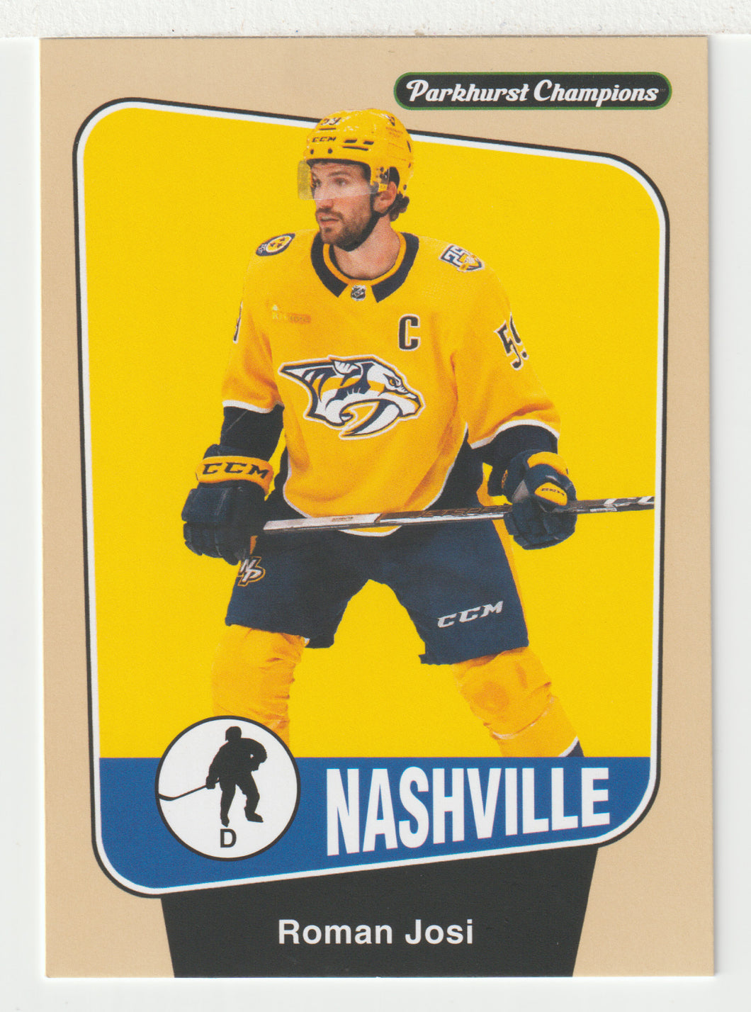 Roman Josi - Nashville Predators (NHL Hockey Card) 2024-25 Parkhurst Champions # 86 Mint