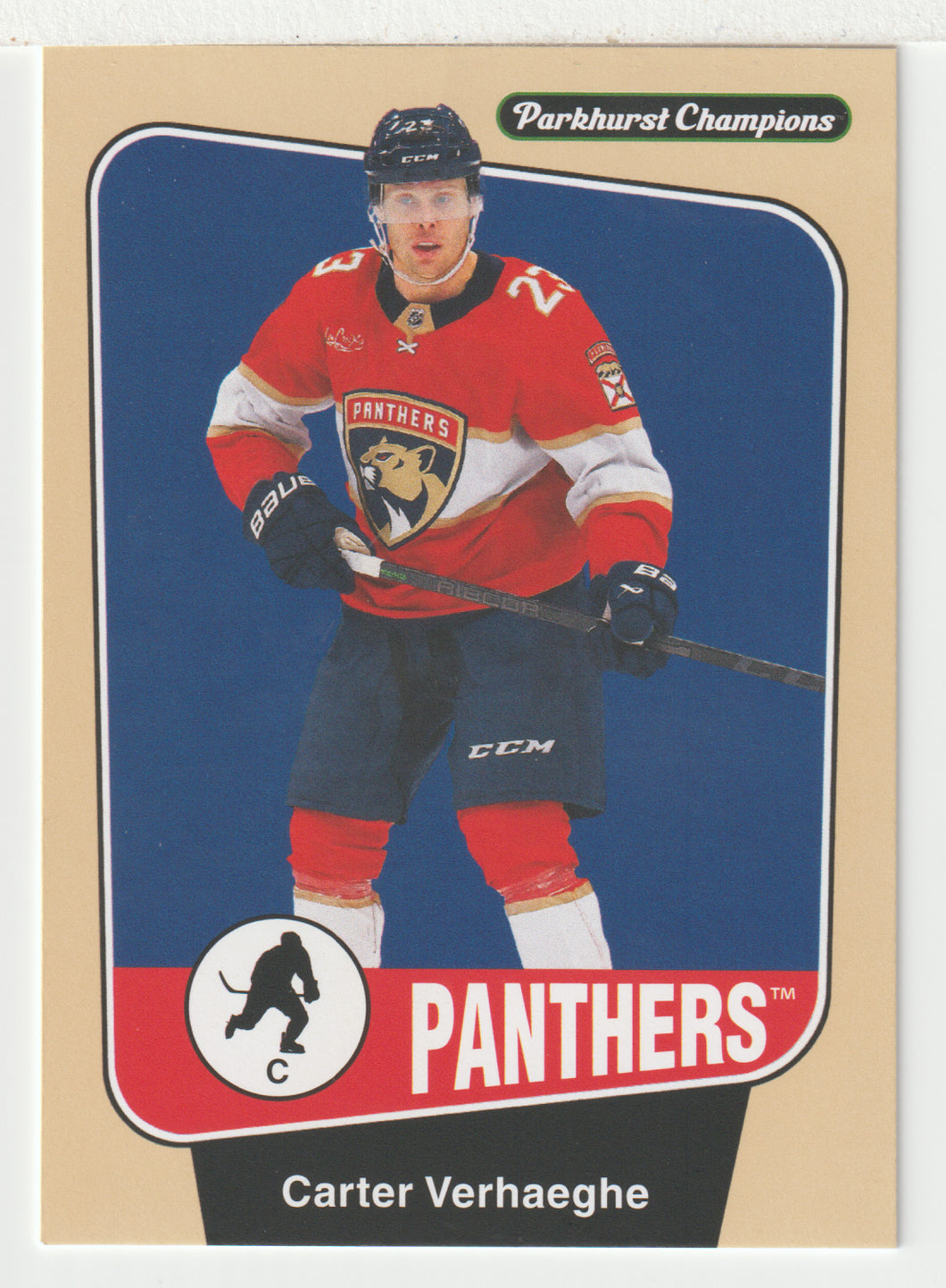 Carter Verhaeghe - Florida Panthers (NHL Hockey Card) 2024-25 Parkhurst Champions # 88 Mint