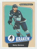 Matty Beniers - Seattle Kraken (NHL Hockey Card) 2024-25 Parkhurst Champions # 103 Mint