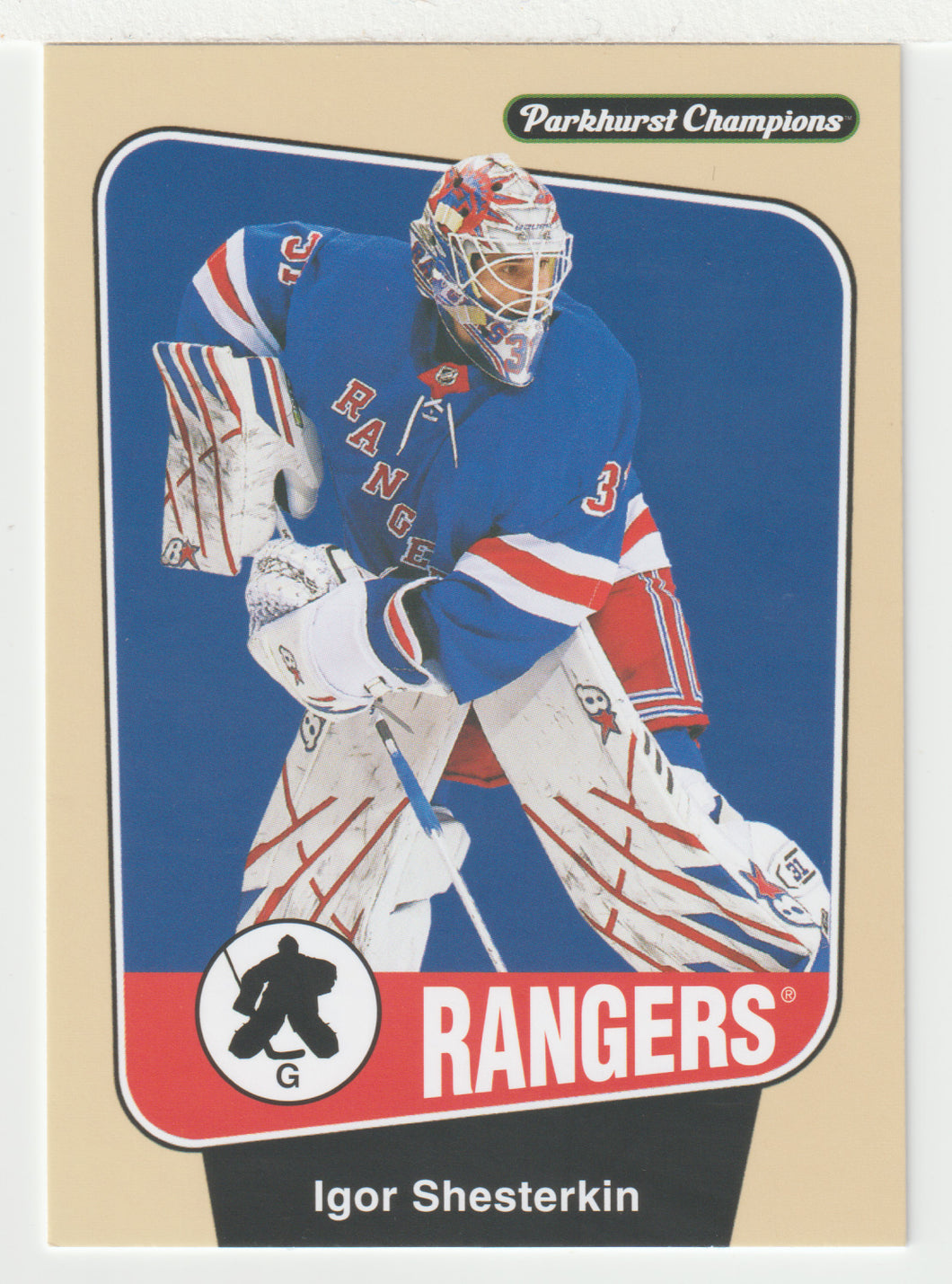 Igor Shesterkin - New York Rangers (NHL Hockey Card) 2024-25 Parkhurst Champions # 113 Mint