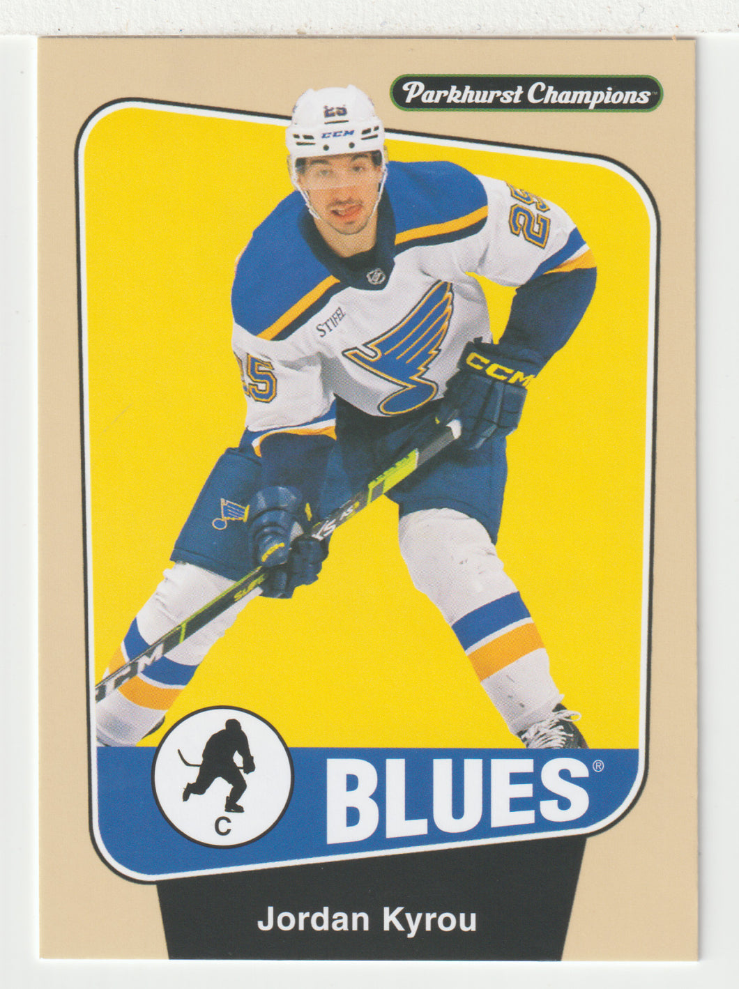 Jordan Kyrou - St. Louis Blues (NHL Hockey Card) 2024-25 Parkhurst Champions # 120 Mint