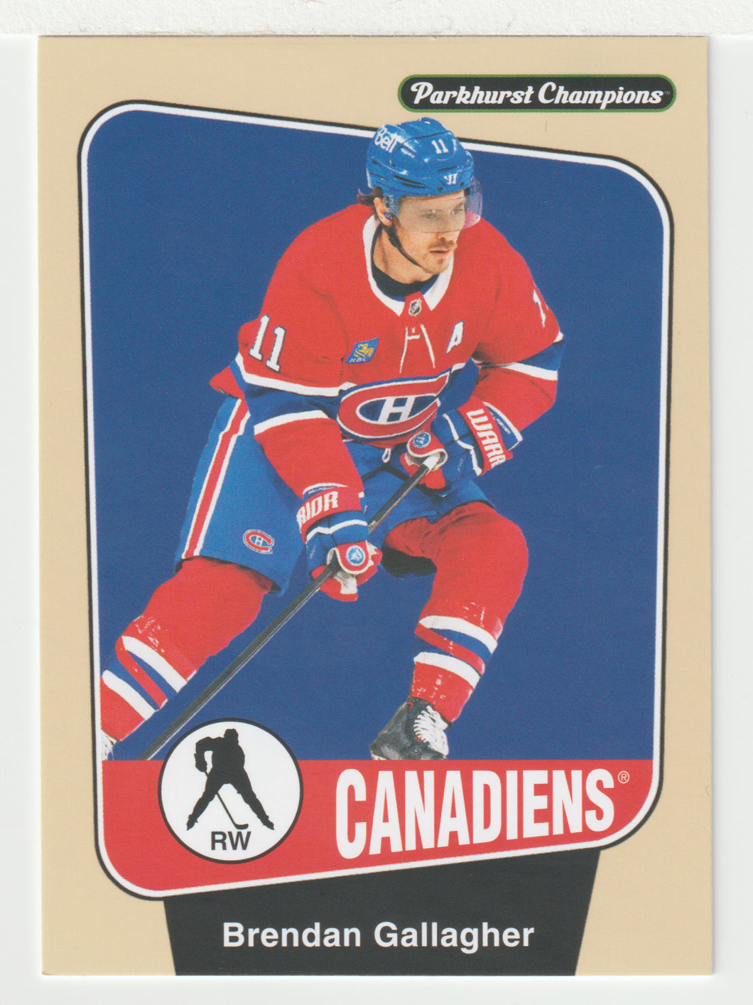 Brendan Gallagher - Montreal Canadiens (NHL Hockey Card) 2024-25 Parkhurst Champions # 121 Mint