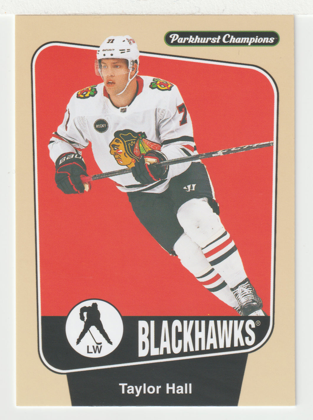 Taylor Hall - Chicago Blackhawks (NHL Hockey Card) 2024-25 Parkhurst Champions # 125 Mint
