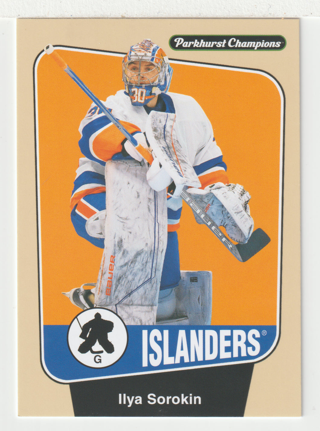 Ilya Sorokin - New York Islanders (NHL Hockey Card) 2024-25 Parkhurst Champions # 128 Mint