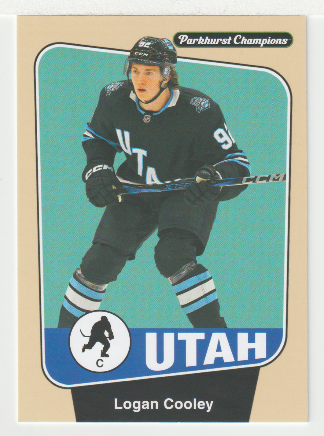 Logan Cooley - Utah Hockey Club (NHL Hockey Card) 2024-25 Parkhurst Champions # 143 Mint