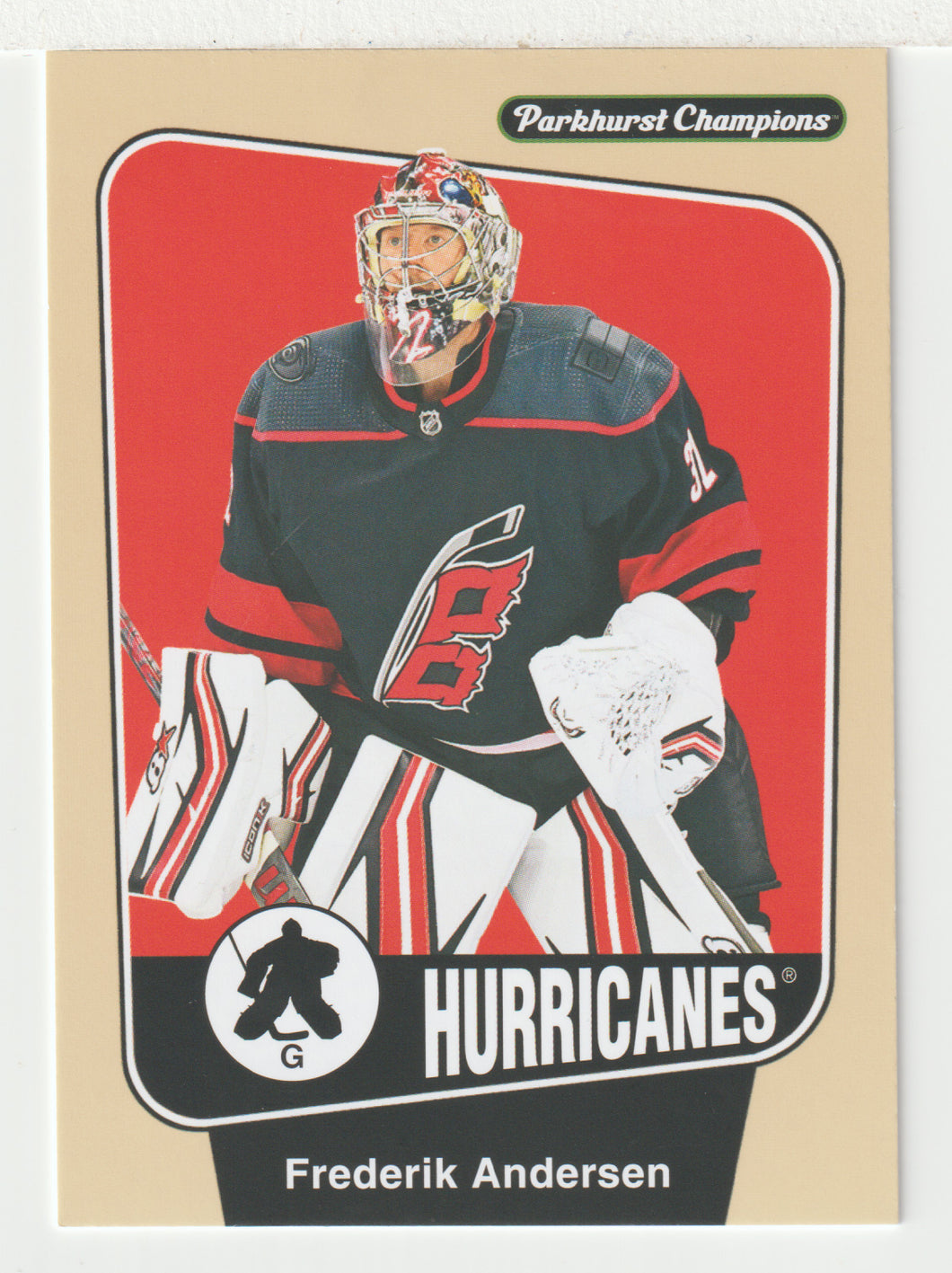 Frederik Andersen - Carolina Hurricanes (NHL Hockey Card) 2024-25 Parkhurst Champions # 144 Mint