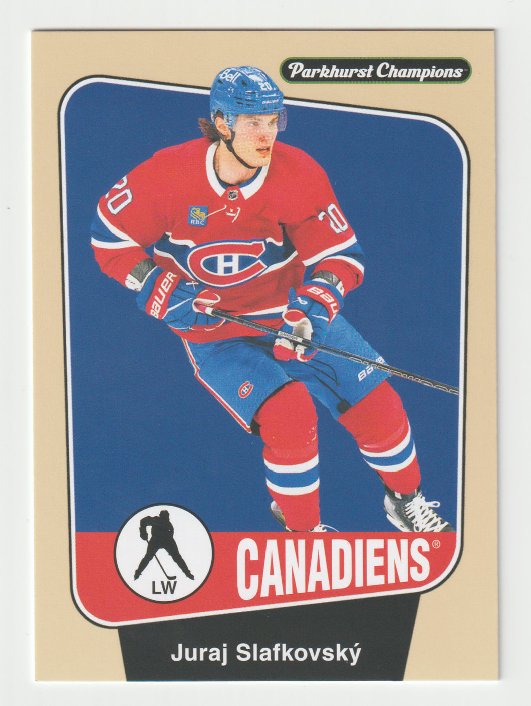 Juraj Slafkovsky - Montreal Canadiens (NHL Hockey Card) 2024-25 Parkhurst Champions # 146 Mint