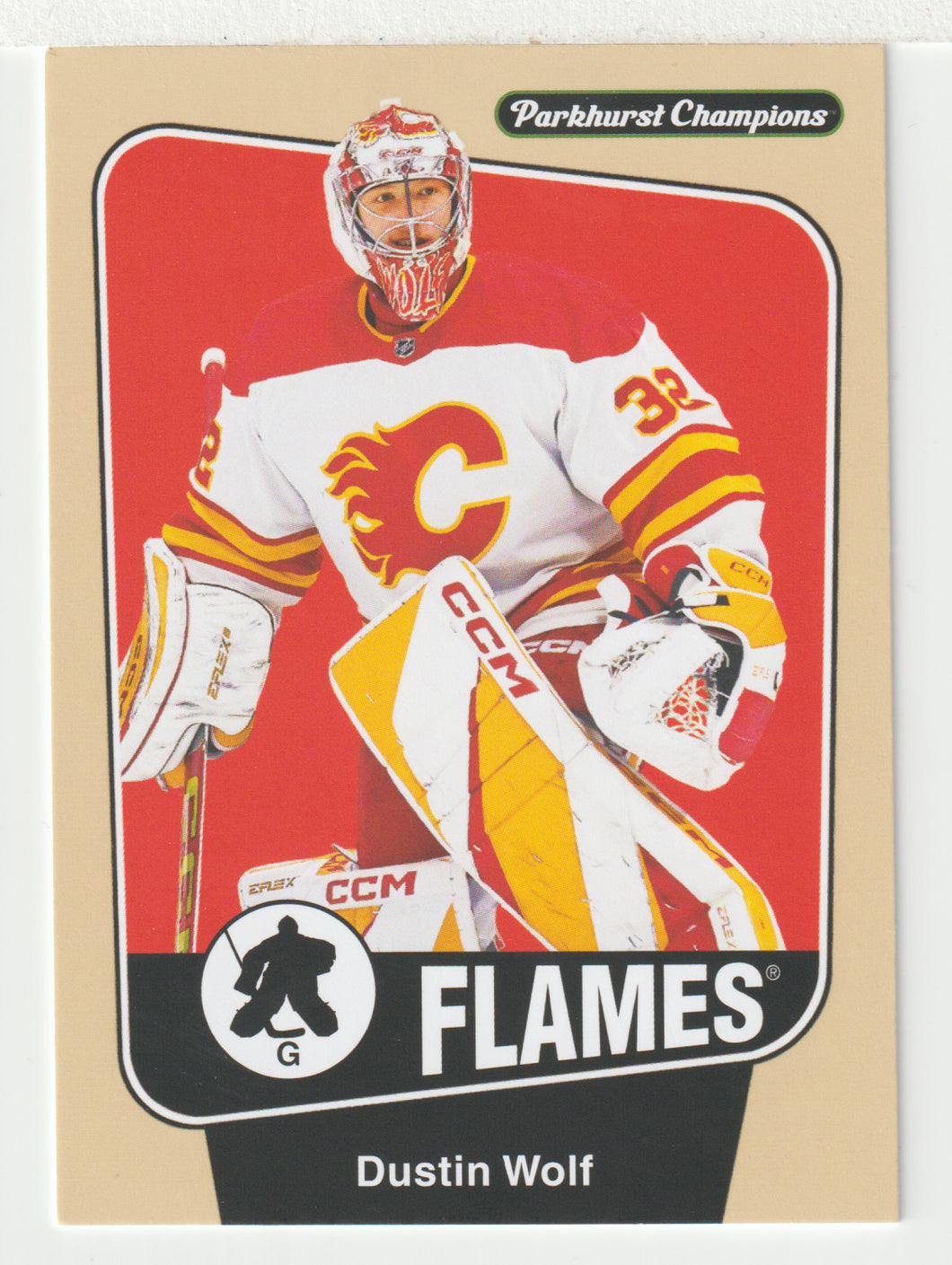 Dustin Wolf - Calgary Flames (NHL Hockey Card) 2024-25 Parkhurst Champions # 150 Mint