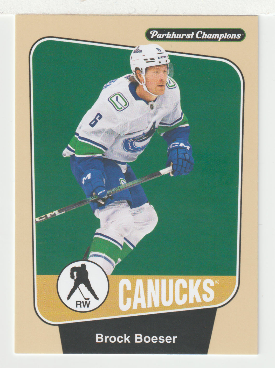 Brock Boeser - Vancouver Canucks (NHL Hockey Card) 2024-25 Parkhurst Champions # 151 Mint