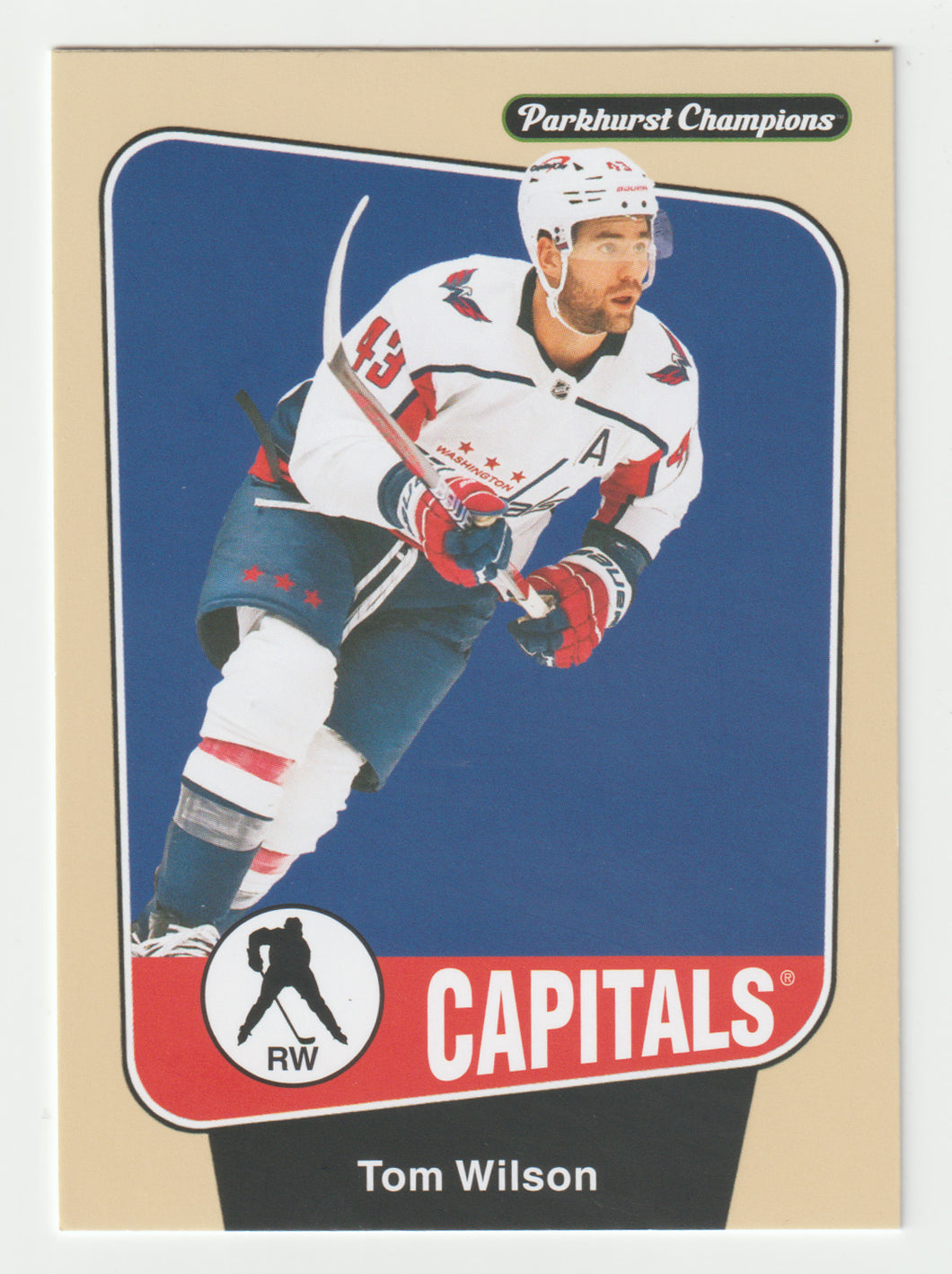 Tom Wilson - Washington Capitals (NHL Hockey Card) 2024-25 Parkhurst Champions # 175 Mint