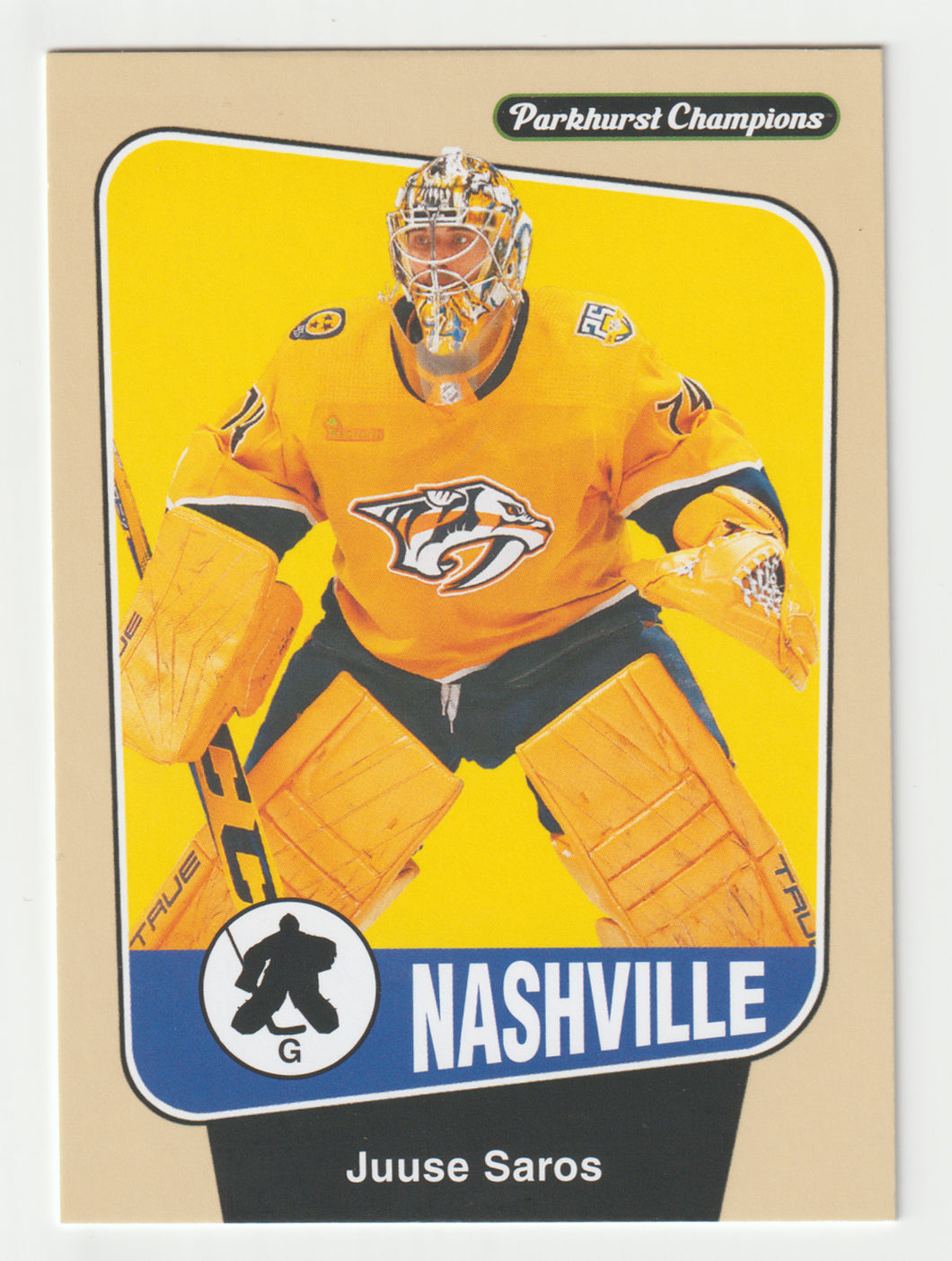 Juuse Saros - Nashville Predators (NHL Hockey Card) 2024-25 Parkhurst Champions # 176 Mint