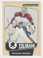 Alexandar Georgiev - Colorado Avalanche (NHL Hockey Card) 2024-25 Parkhurst Champions # 187 Mint