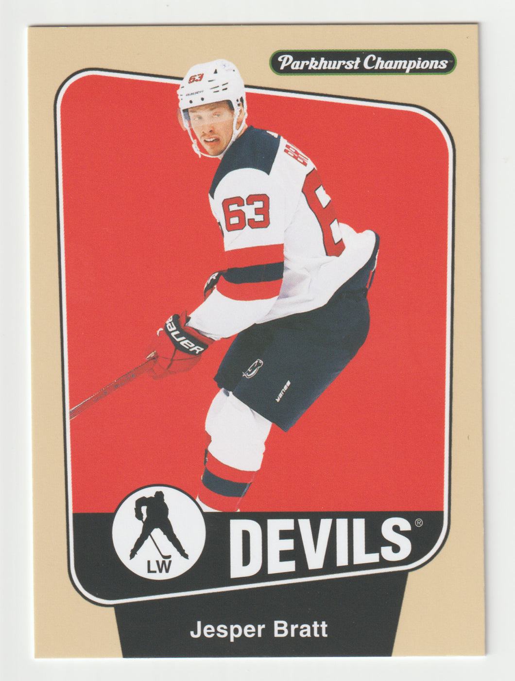 Jesper Bratt - New Jersey Devils (NHL Hockey Card) 2024-25 Parkhurst Champions # 190 Mint