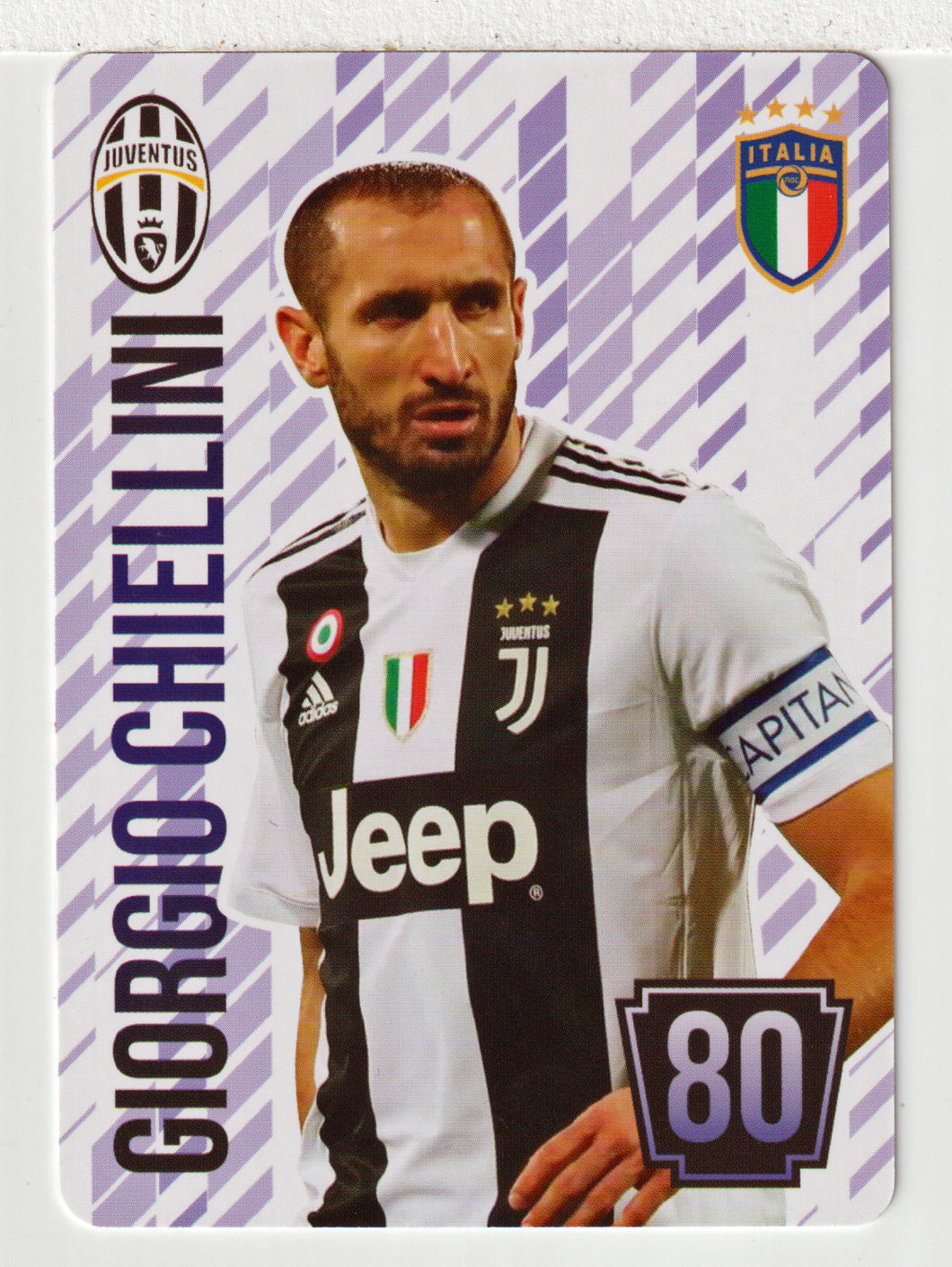 Giorgio Chiellini - Juventus FC (Soccer Trading Card) 2024-25 Grass Games # 80 Points - Mint