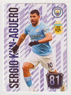 Sergio Aguero - Manchester FC (Soccer Trading Card) 2024-25 Grass Games # 80 Points - Mint