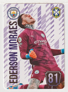 Ederson Santana de Moraes - Manchester FC (Soccer Trading Card) 2024-25 Grass Games # 81 Points - Mint