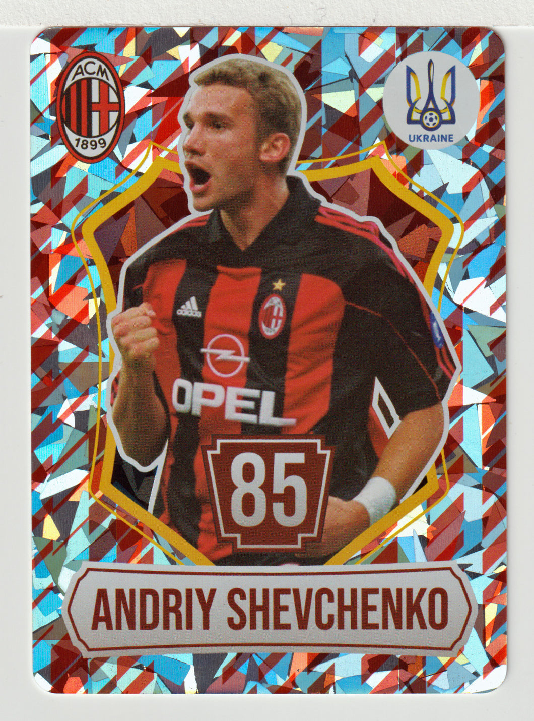 Andriy Shevchenko - FC Dynamo Kyiv - Holo (Soccer Trading Card) 2024-25 Grass Games # 85 Points - Mint