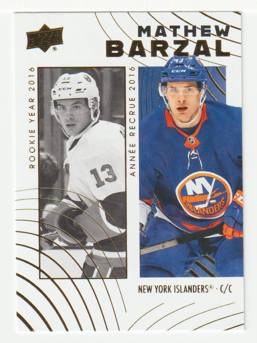Mathew Barzal - New York Islanders (NHL Hockey Card) 2024-25 Upper Deck Tim Hortons Retrospective Rookies # 3 Mint