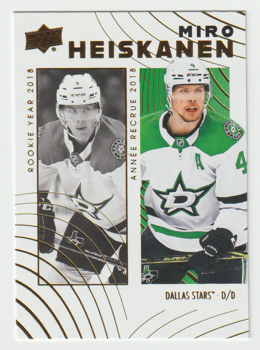 Miro Heiskanen - Dallas Stars (NHL Hockey Card) 2024-25 Upper Deck Tim Hortons Retrospective Rookies # 4 Mint