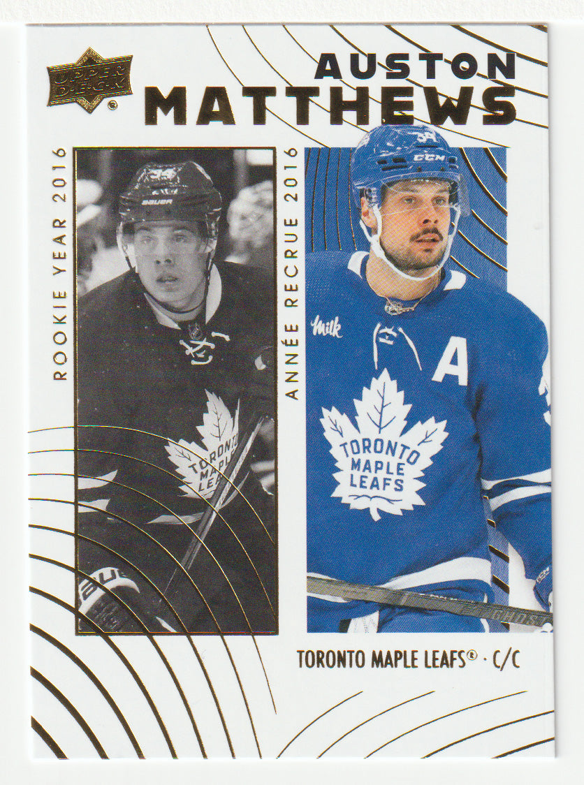 Auston Matthews - Toronto Maple Leafs (NHL Hockey Card) 2024-25 Upper Deck Tim Hortons Retrospective Rookies # 8 Mint