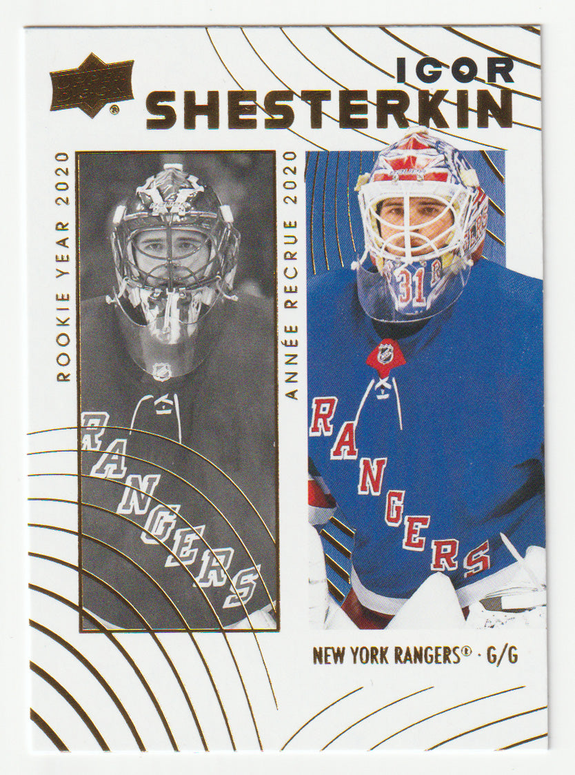 Igor Shesterkin - New York Rangers (NHL Hockey Card) 2024-25 Upper Deck Tim Hortons Retrospective Rookies # 19 Mint