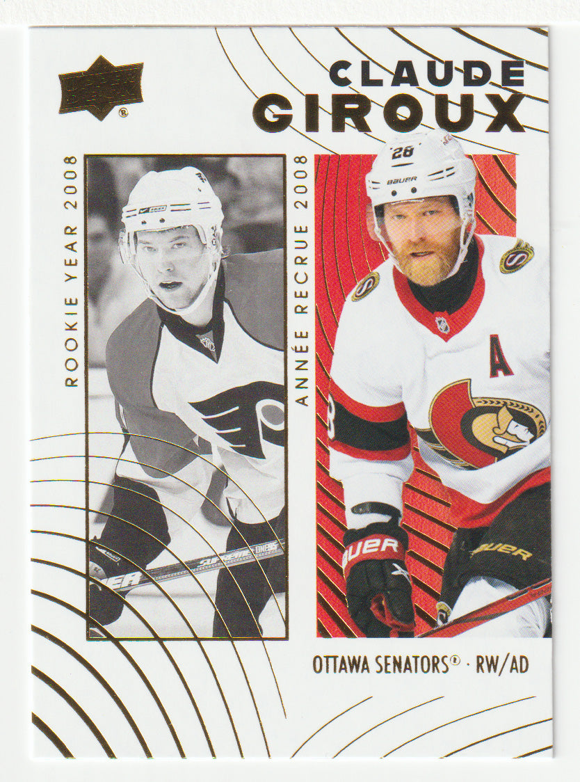 Claude Giroux - Philadelphia Flyers - Ottawa Senators (NHL Hockey Card) 2024-25 Upper Deck Tim Hortons Retrospective Rookies # 20 Mint