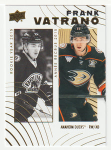 Frank Vatrano - Anaheim Ducks - Boston Bruins (NHL Hockey Card) 2024-25 Upper Deck Tim Hortons Retrospective Rookies # 21 Mint