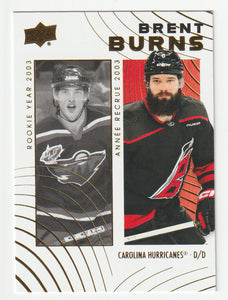 Brent Burns - Carolina Hurricanes - Minnesota Wild (NHL Hockey Card) 2024-25 Upper Deck Tim Hortons Retrospective Rookies # 25 Mint
