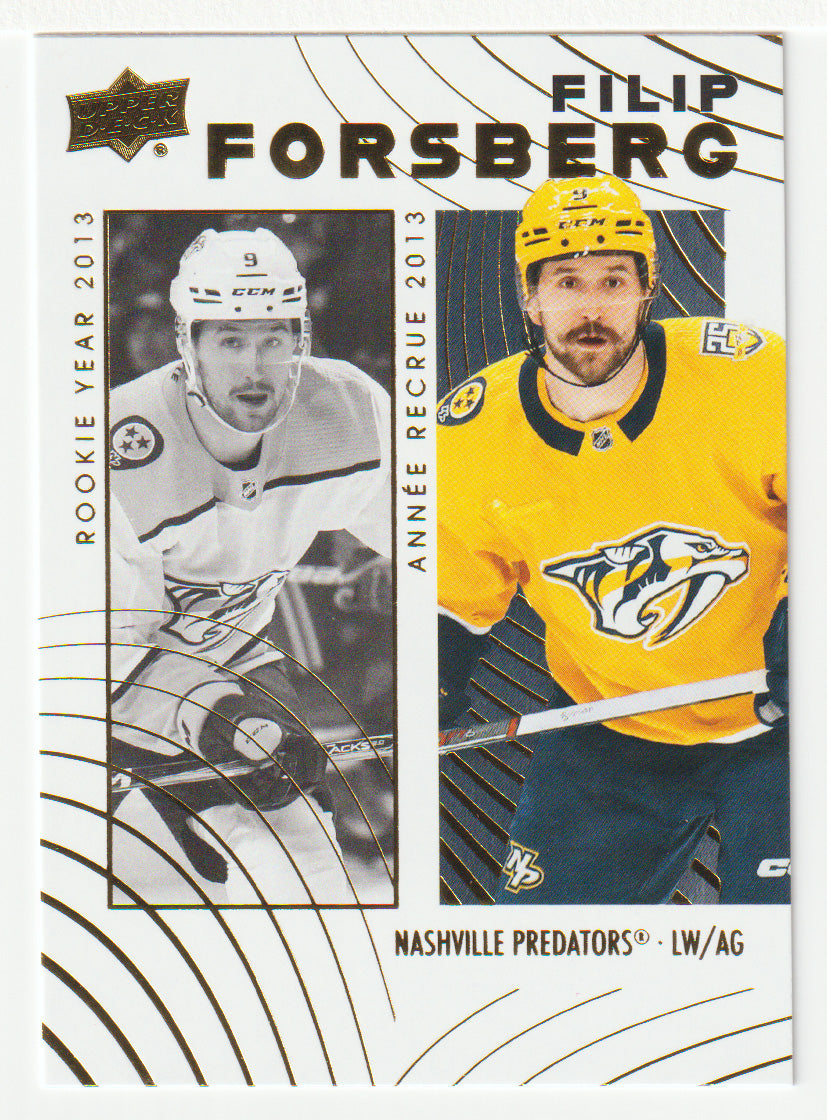 Filip Forsberg - Nashville Predators (NHL Hockey Card) 2024-25 Upper Deck Tim Hortons Retrospective Rookies # 37 Mint
