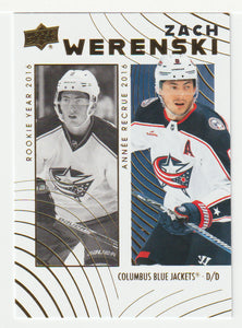 Zach Werenski - Columbus Blue Jackets (NHL Hockey Card) 2024-25 Upper Deck Tim Hortons Retrospective Rookies # 39 Mint