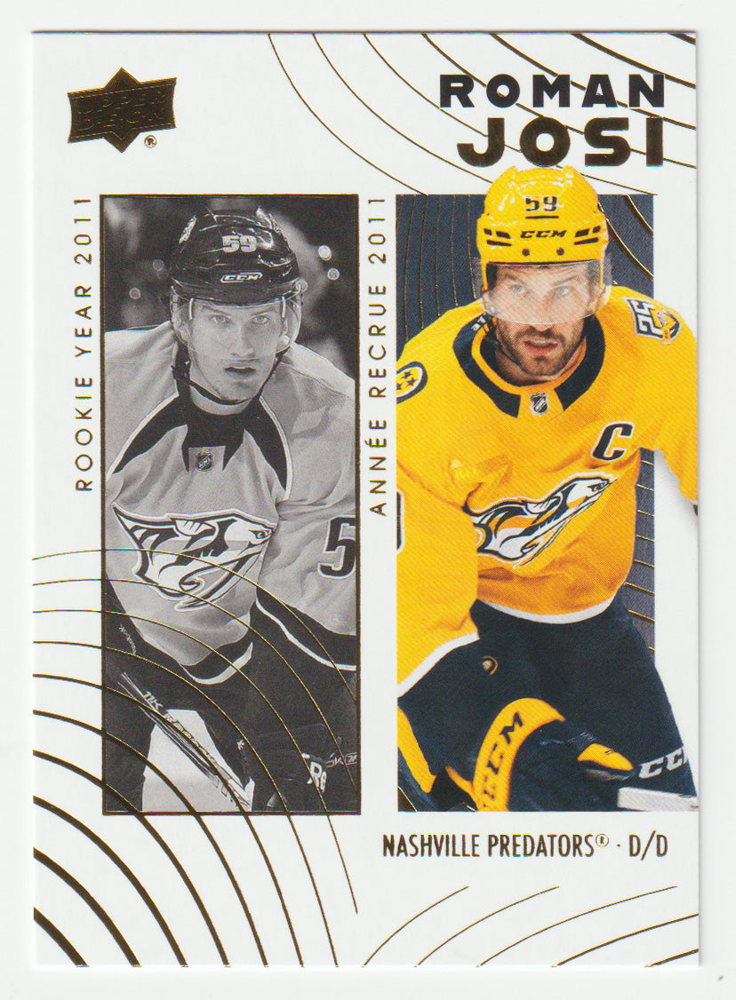 Roman Josi - Nashville Predators (NHL Hockey Card) 2024-25 Upper Deck Tim Hortons Retrospective Rookies # 73 Mint
