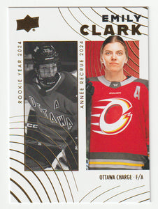 Emily Clark - Ottawa Charge (PWHL Hockey Card) 2024-25 Upper Deck Tim Hortons Retrospective Rookies # 80 Mint