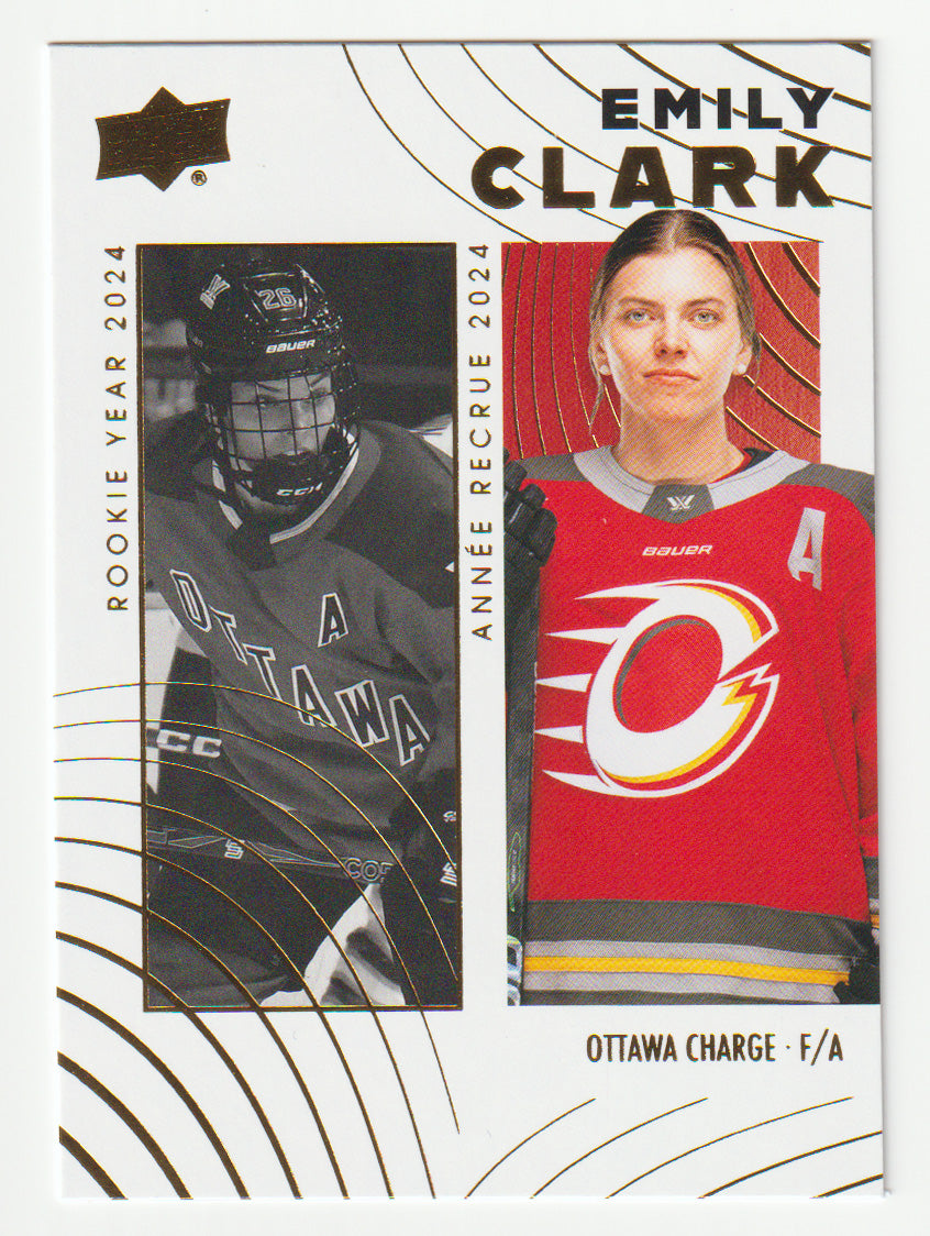 Emily Clark - Ottawa Charge (PWHL Hockey Card) 2024-25 Upper Deck Tim Hortons Retrospective Rookies # 80 Mint