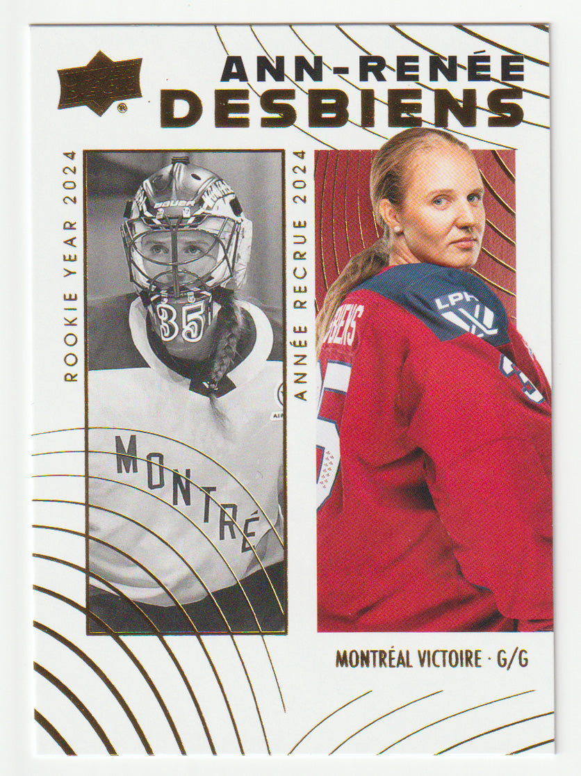 Ann-Renee Desbiens - Montreal Victoire (PWHL Hockey Card) 2024-25 Upper Deck Tim Hortons Retrospective Rookies # 84 Mint