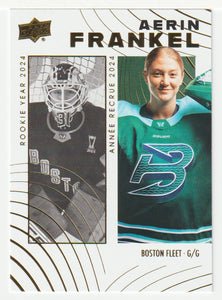 Aerin Frankel - Boston Fleet (PWHL Hockey Card) 2024-25 Upper Deck Tim Hortons Retrospective Rookies # 89 Mint